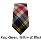#color_ Red Green Yellow & Black | Relhok Plaid Necktie - Red Green Yellow & Black - 3_e24135d3-e36f-4d6a-9327-18d565eda196