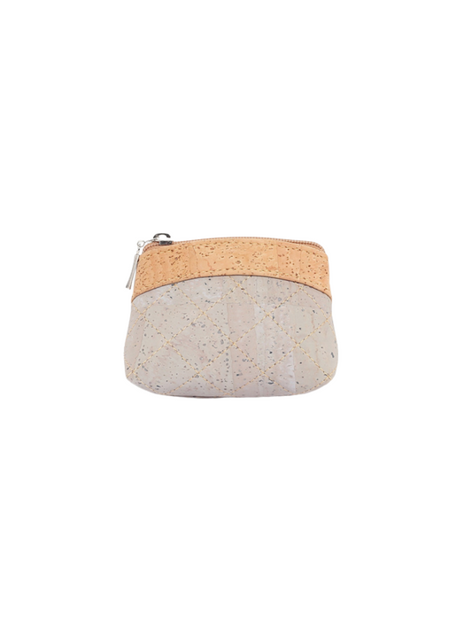 #color_ Grey | Artelusa Cork Cosmetic Bag - Grey - 4254.10.01-SW-1