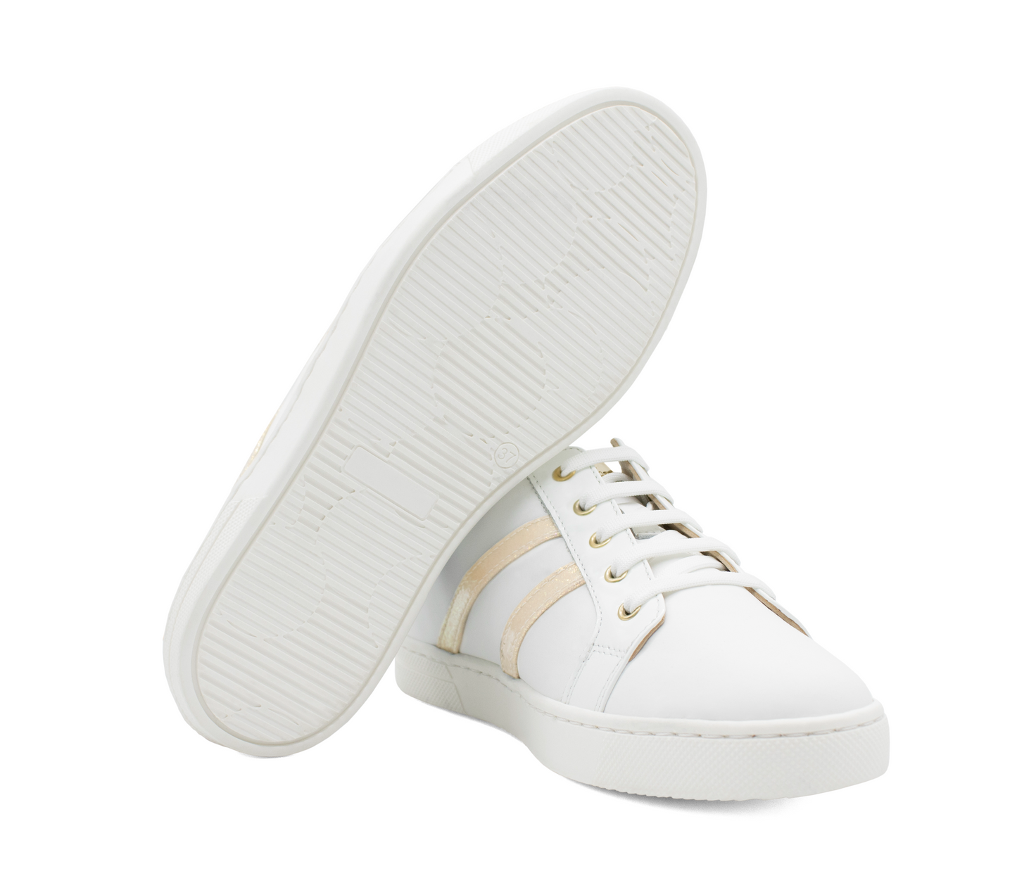 #color_ Beige | Cavalinho Gloss Sneakers - Beige - 48010093.05_5