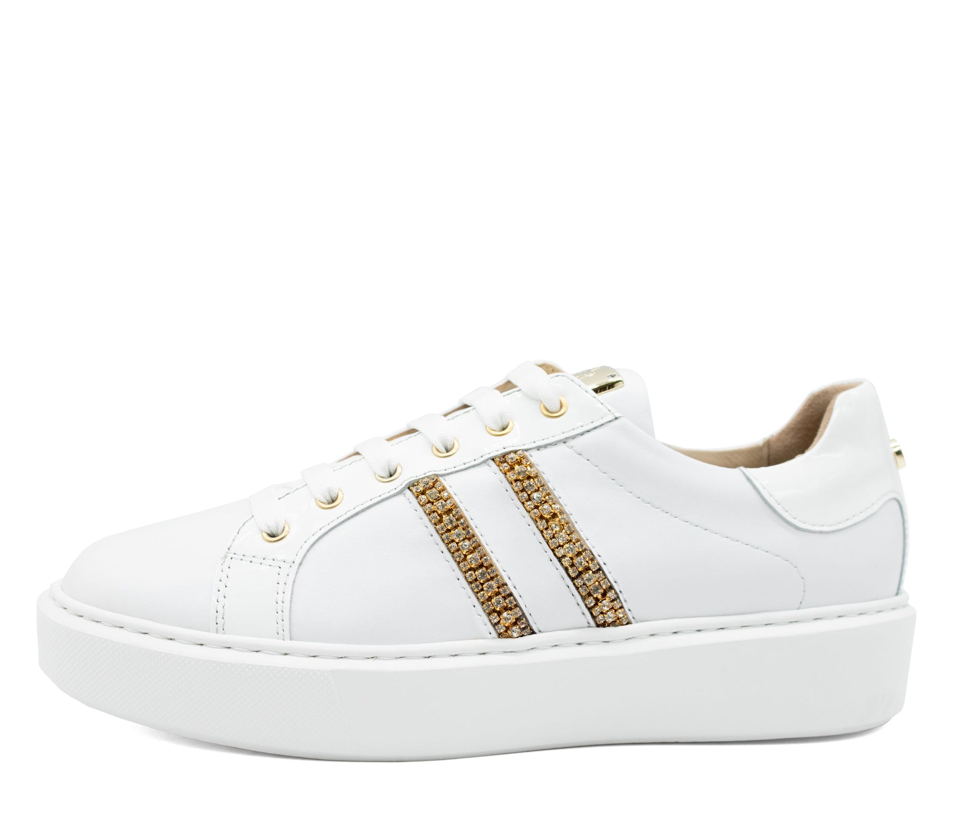 #color_ White | Cavalinho Gold Sneakers - White - 48010097.06_4