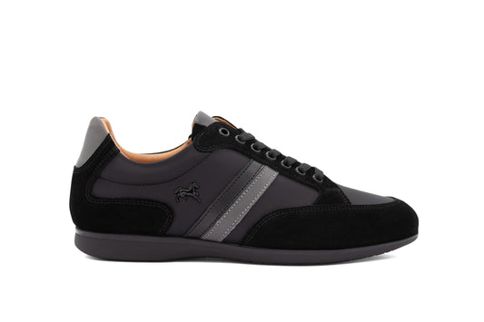 #color_ Black | Cavalinho Striped Sporty Sneakers - Black - 48060008.01_1