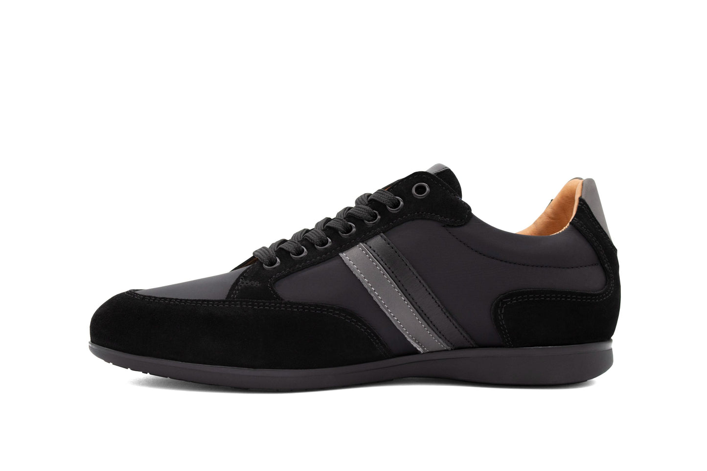 #color_ Black | Cavalinho Striped Sporty Sneakers - Black - 48060008.01_4