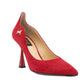 #color_ Red | Cavalinho Suede EndLess Love High Heels - Red - 48100585.04_2