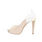 #color_ Beige | Cavalinho Gold Platform Heels - Beige - 48100586.31_P04