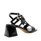 #color_ Black | Cavalinho Jour Block Heel Sandal - Black - 48100601.01_3