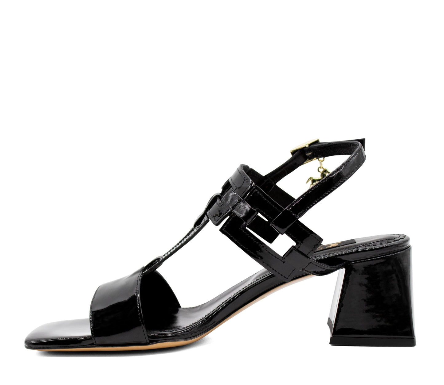 #color_ Black | Cavalinho Jour Block Heel Sandal - Black - 48100601.01_4