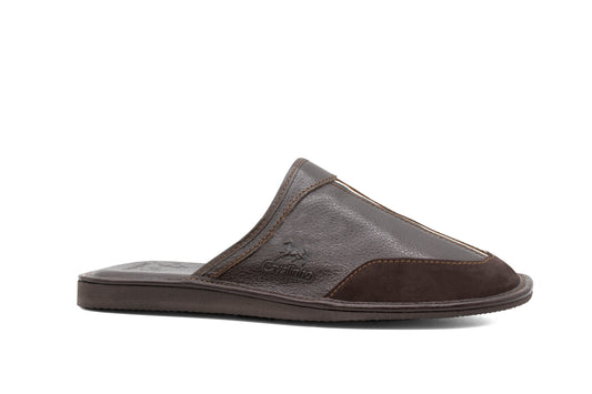 #color_ Brown | Cavalinho Leather House Slippers - Brown - 48120105.02_1_50