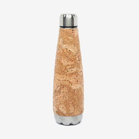 #color_ Beige | Artelusa Cork Water Bottle - Beige - 4852.01-C21