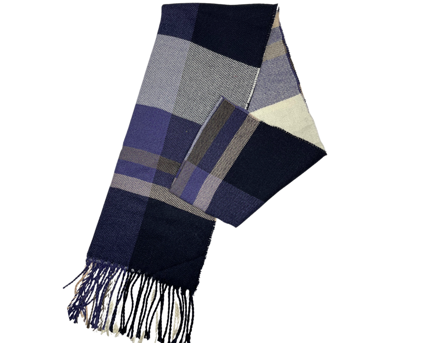 #color_ Blue Navy and Grey | Relhok Plaid Scarf - Blue Navy and Grey - 4_55b02aad-e2ab-4480-bad6-fe73359b4105