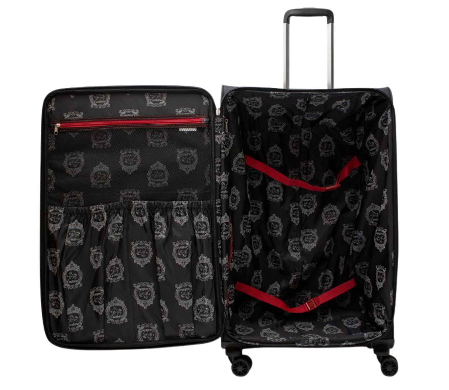 #color_ 28 inch Black | Cavalinho Check-in Softside Luggage (24" or 28") - 28 inch Black - 68020003.01.28_P04