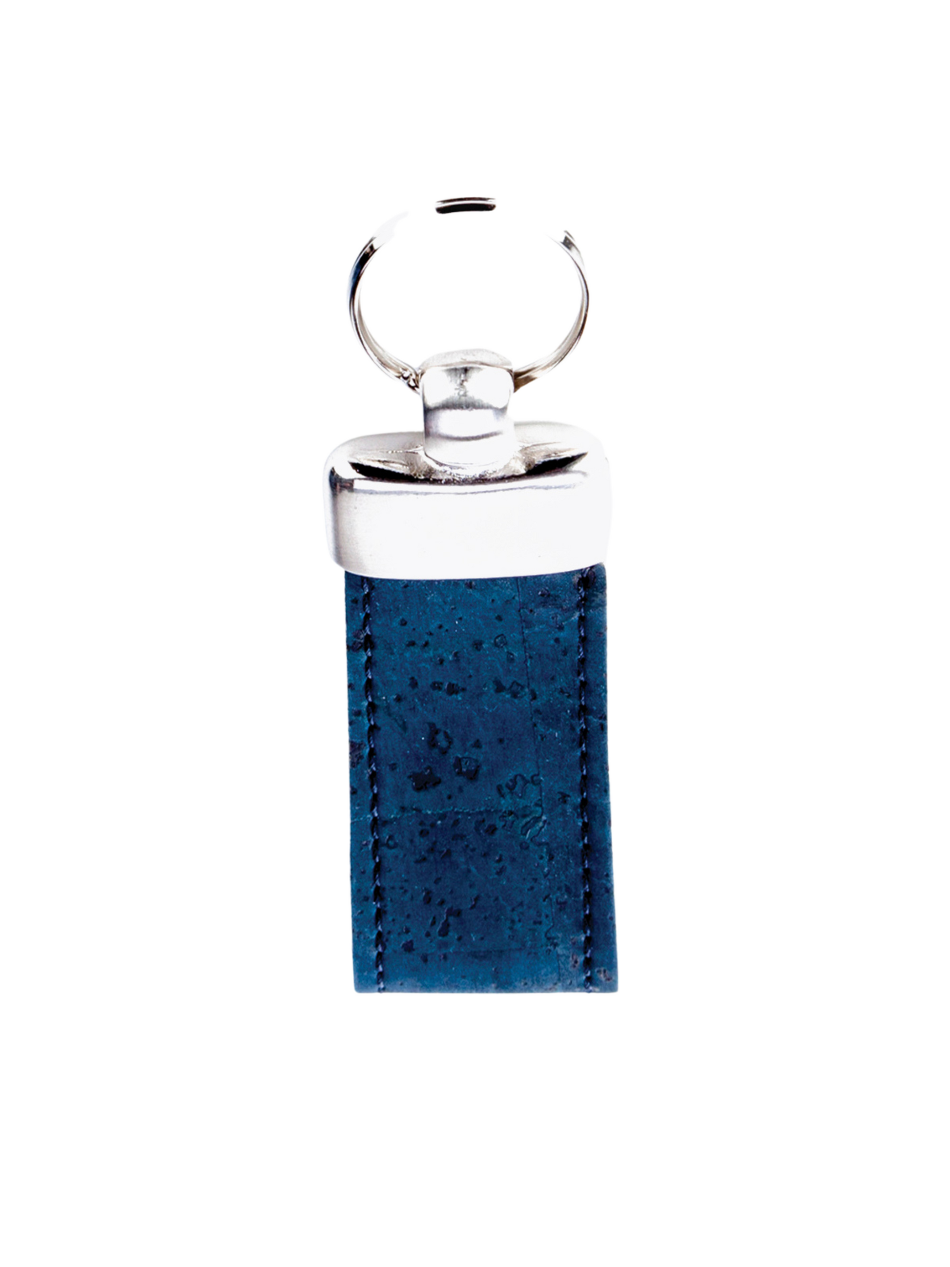 #color_ Dark Blue | Artelusa Cork Keychain - Dark Blue - 9163.03-FA04-1