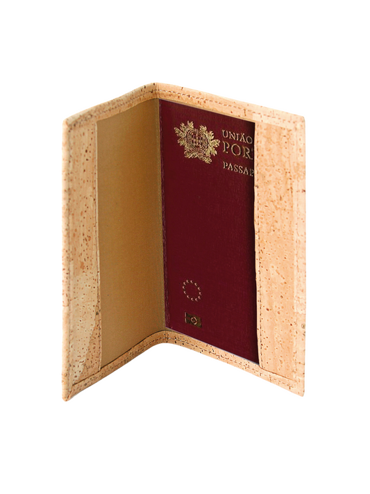 #color_ Beige | Artelusa Cork Passport Case - Beige - 9215.01-SW05