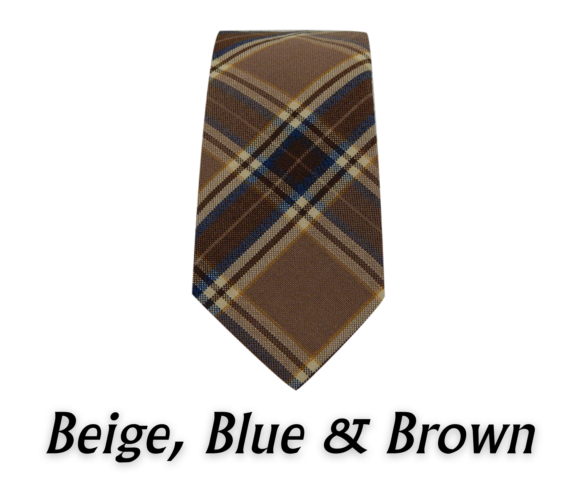 #color_ Beige Blue & Brown | Relhok Plaid Necktie - Beige Blue & Brown - 9_57ffa803-00f0-4d9c-878d-925ea4f623b6