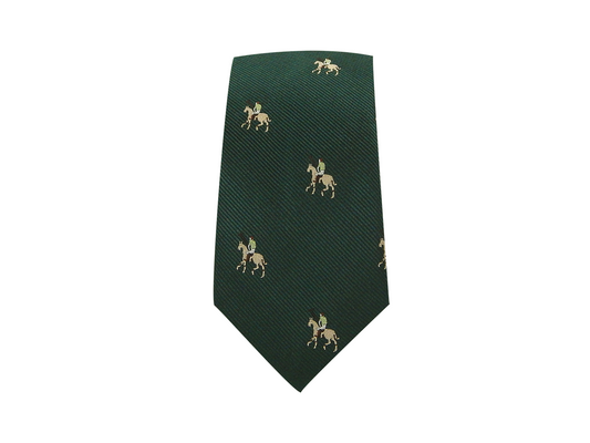 #color_ Green | Relhok Men's Horse Print Necktie - Green - DSCN8840