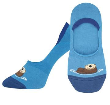 #color_ Blue | Socksmith Like No Otter No Show Liner Socks - Blue - LIKE_NO_OTTER_NO_SHOW_LINER_SOCKS
