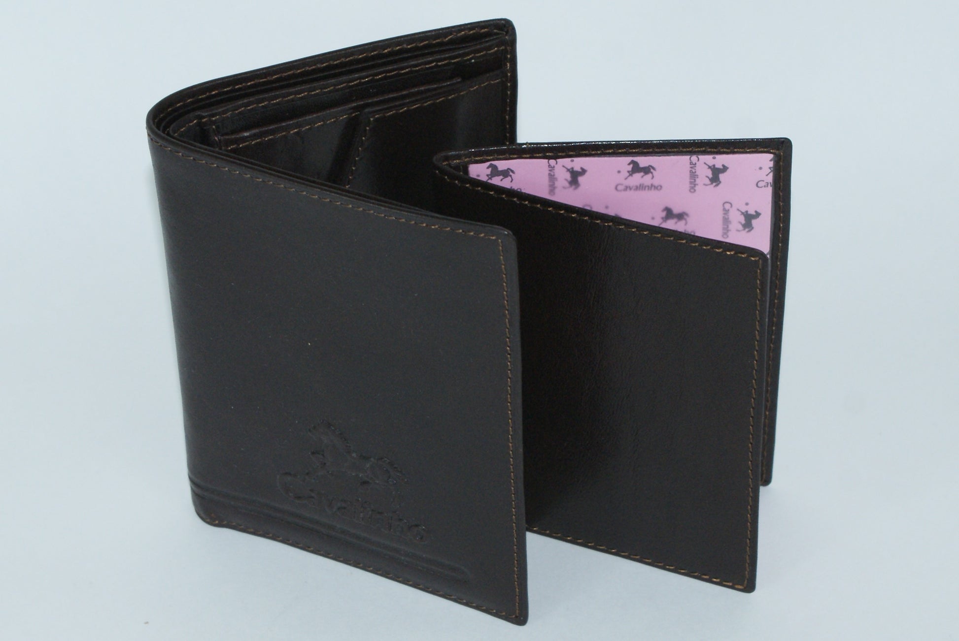 #color_ Black | Cavalinho Men's 2 in 1 Bifold Leather Wallet - Black - MWBR-2510551-3