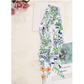 #color_ Flowers Blue Green White | Relhok Handbag Skinny Scarf - Flowers Blue Green White - white_with_flowers