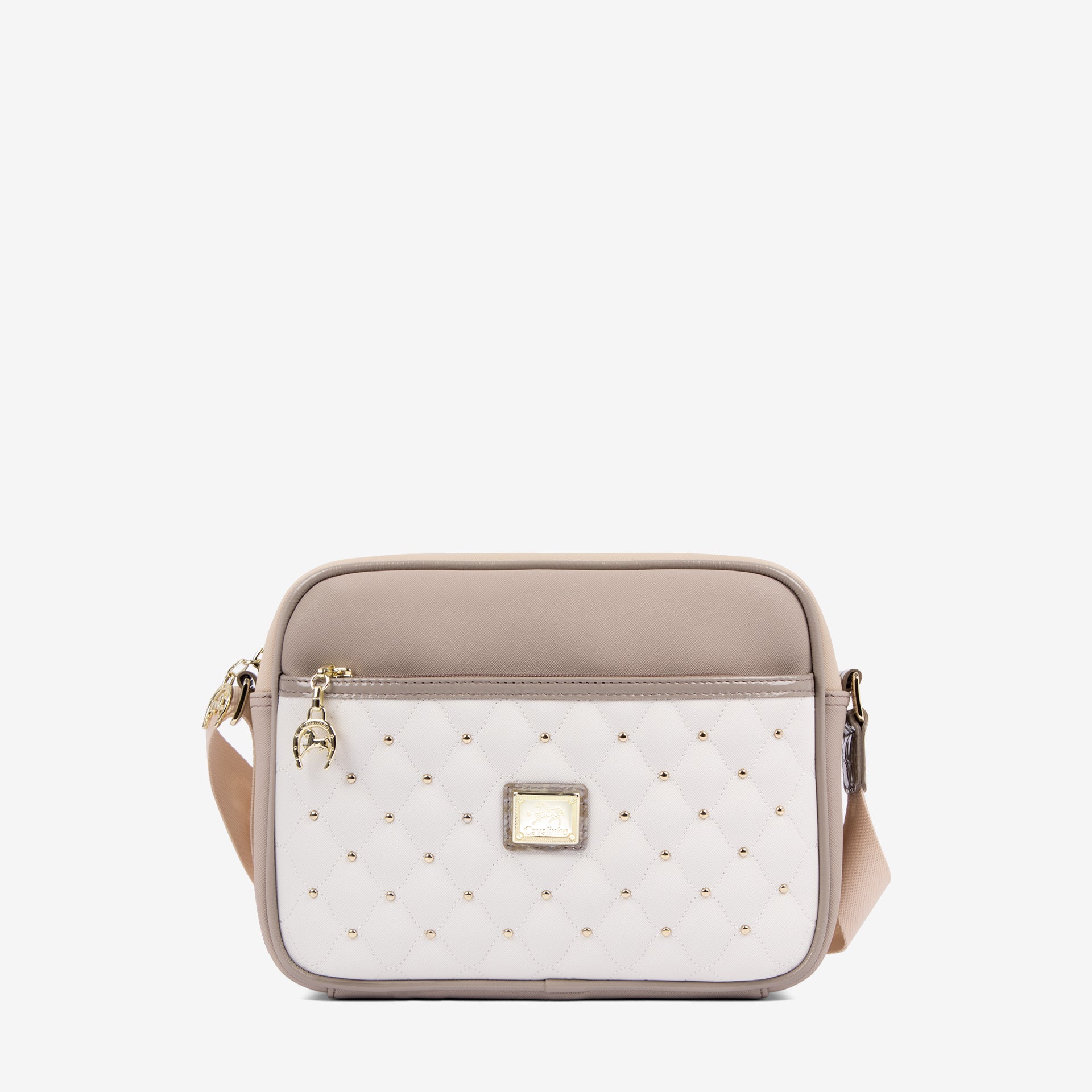 Cavalinho Craft Crossbody Bag SKU 16010324.12 #color_tan / white / beige