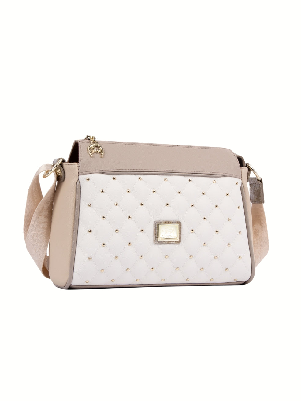 Cavalinho Craft Crossbody Bag SKU 16010344.12 #color_tan / white / beige