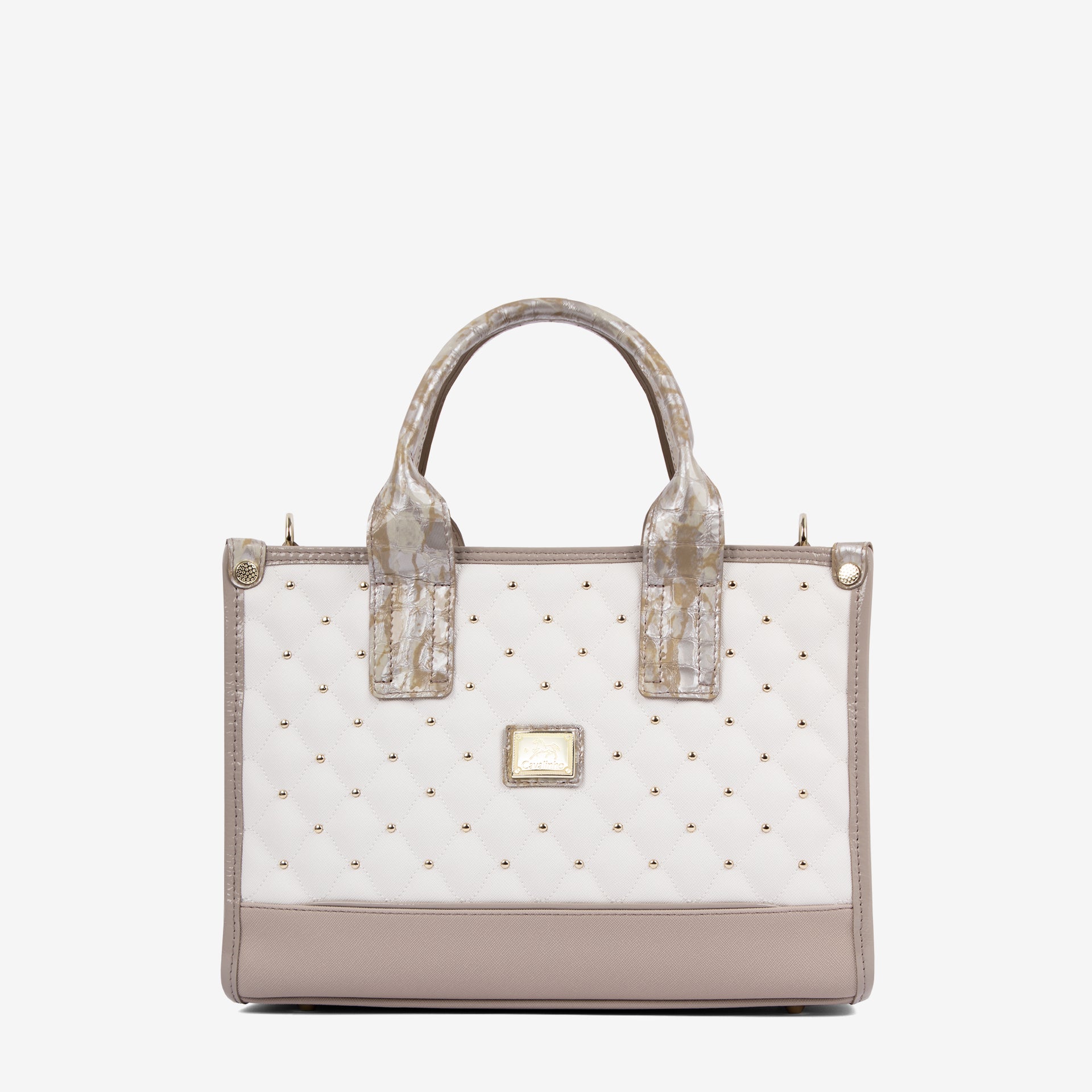 Cavalinho Craft Handbag SKU 16010479.12 #color_tan / white / beige