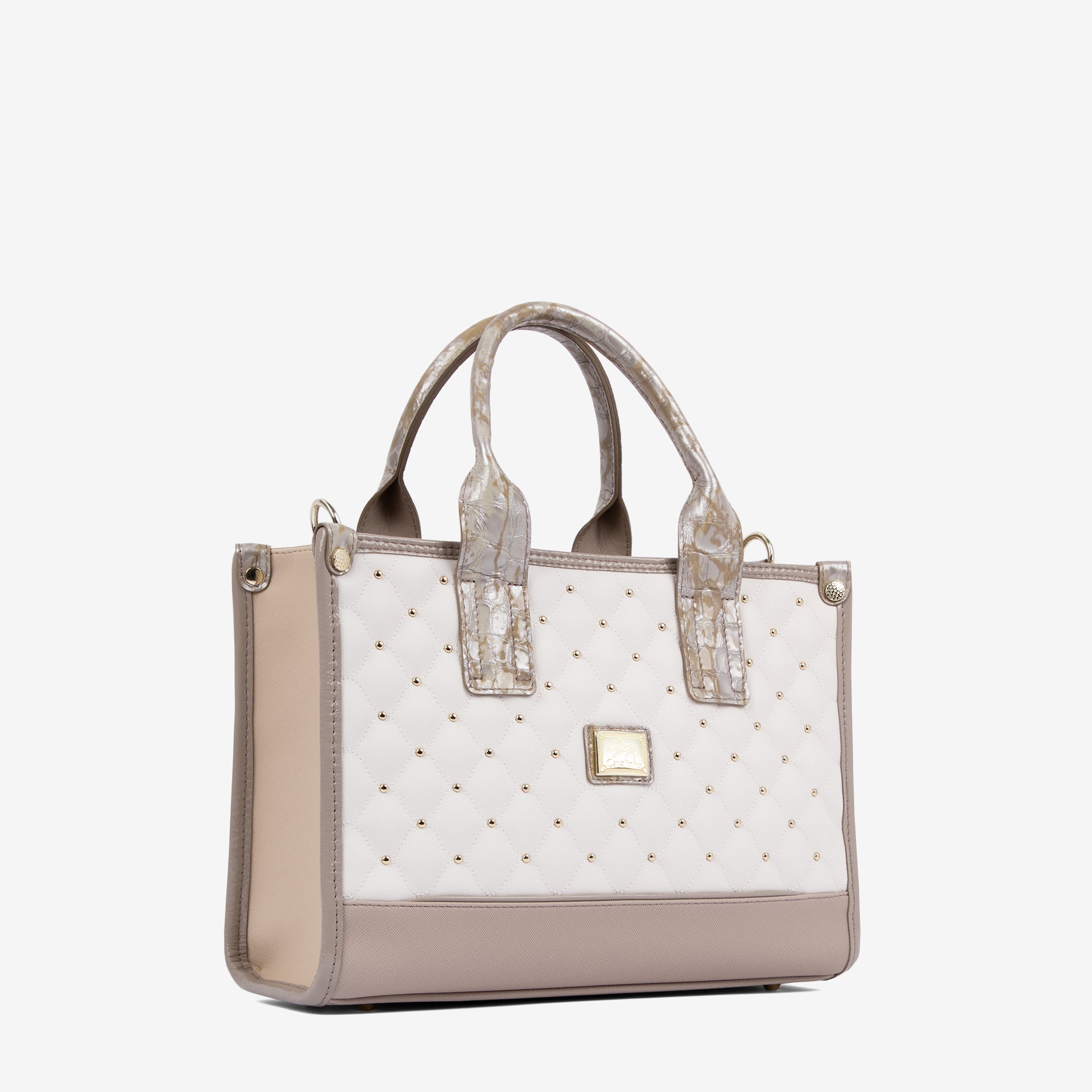 Cavalinho Craft Handbag SKU 16010479.12 #color_tan / white / beige