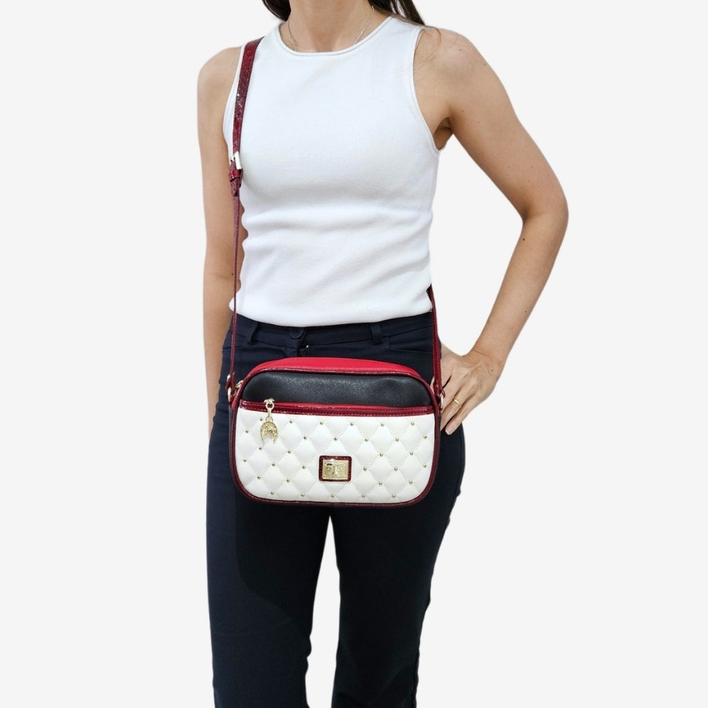 Cavalinho Craft Crossbody Bag SKU 16010511.23 #color_navy / white / red