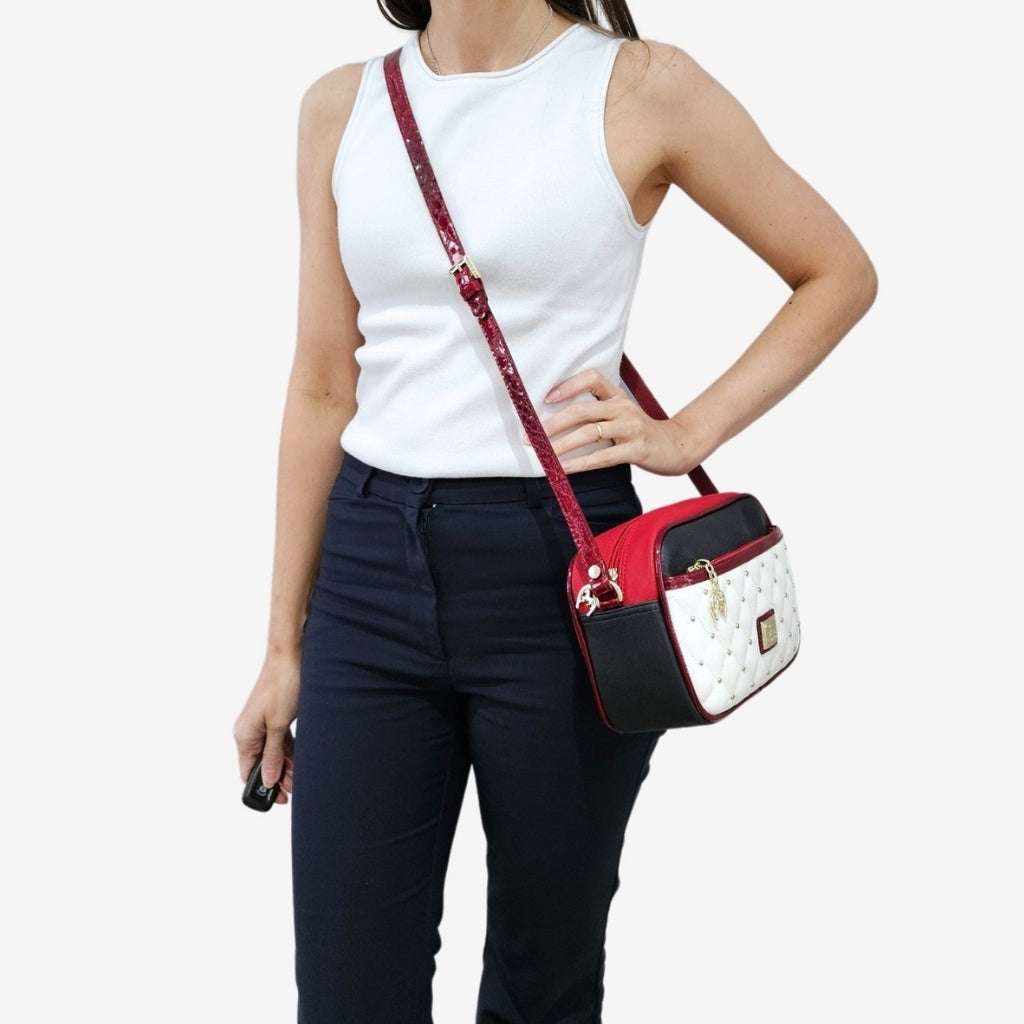 Cavalinho Craft Crossbody Bag SKU 16010511.23 #color_navy / white / red