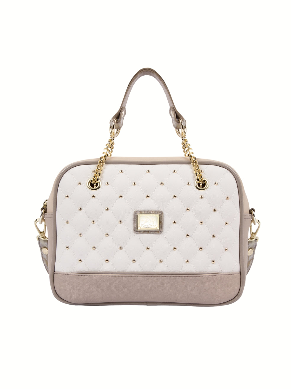 Craft Handbag SKU 16010512.12 #color_tan / white / beige