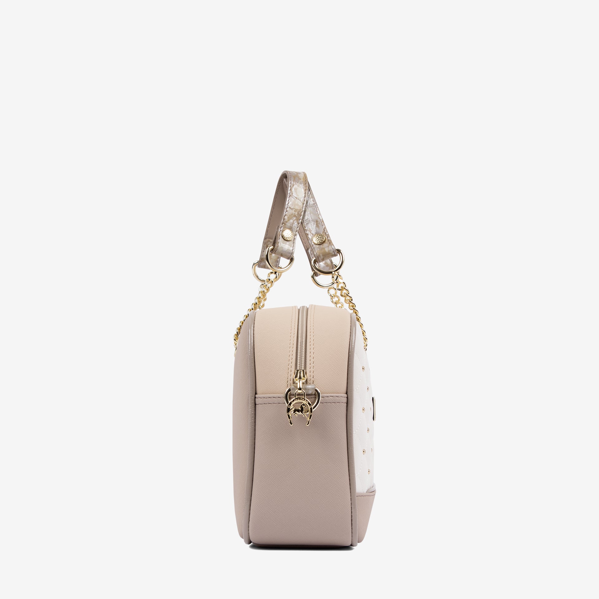 Craft Handbag SKU 16010512.12 #color_tan / white / beige