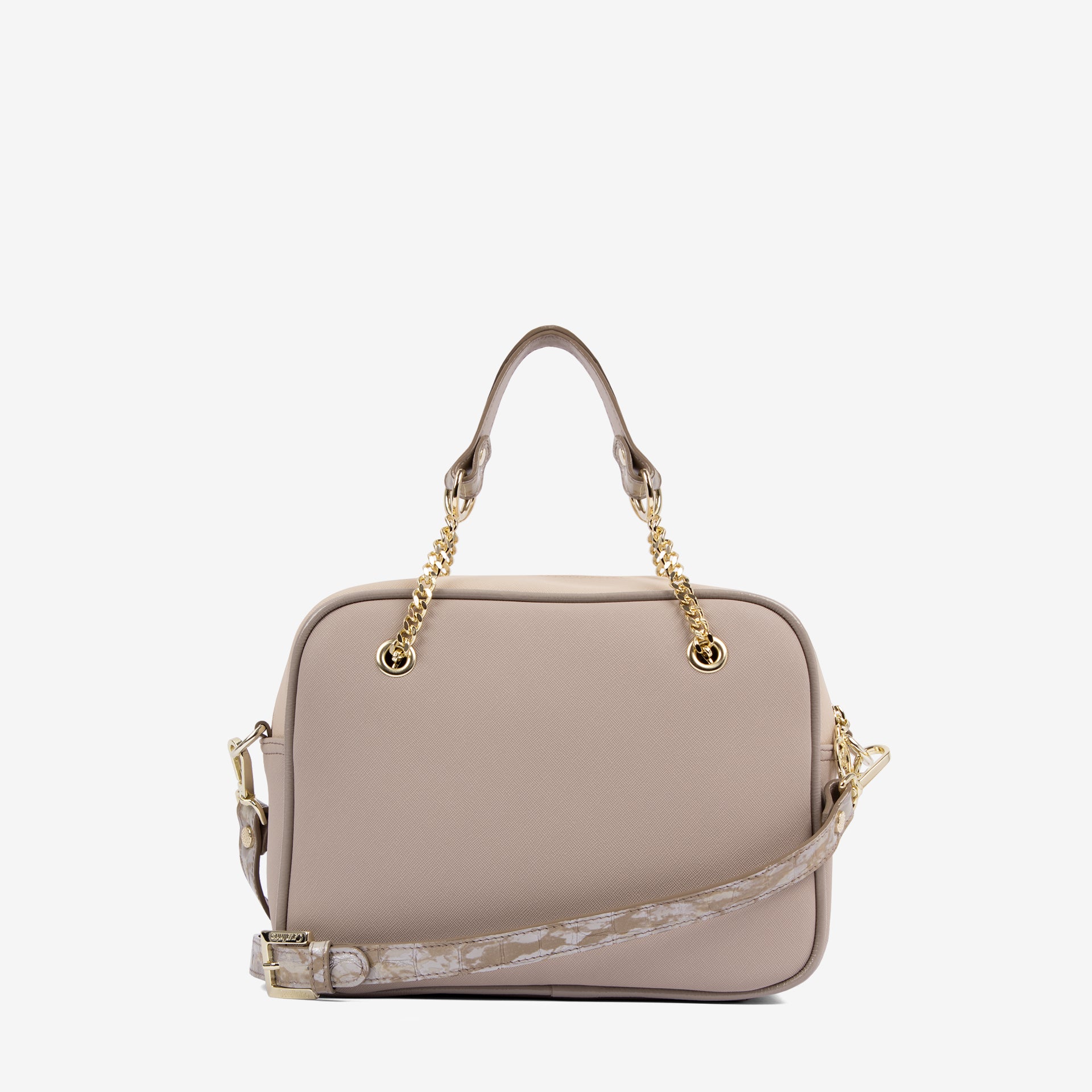 Craft Handbag SKU 16010512.12 #color_tan / white / beige