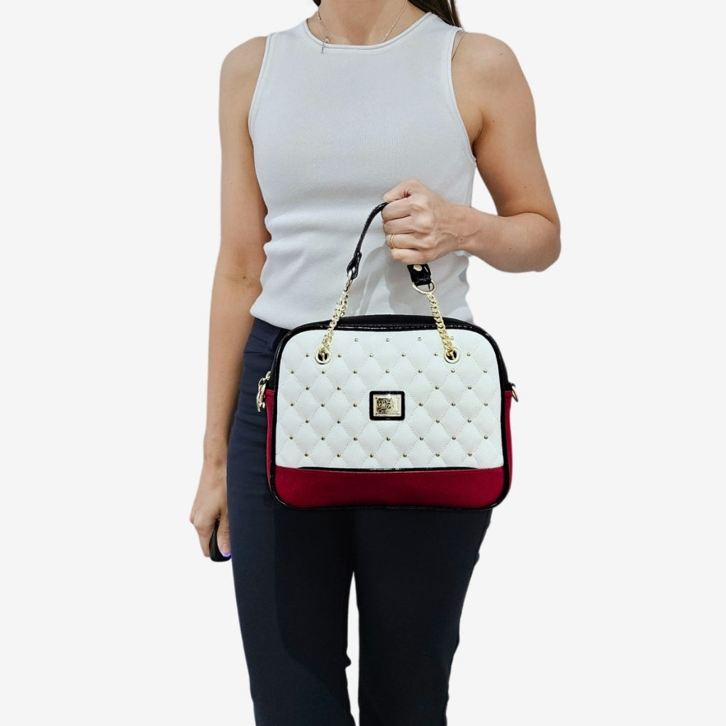 Craft Handbag SKU 16010512.22 #color_navy / red