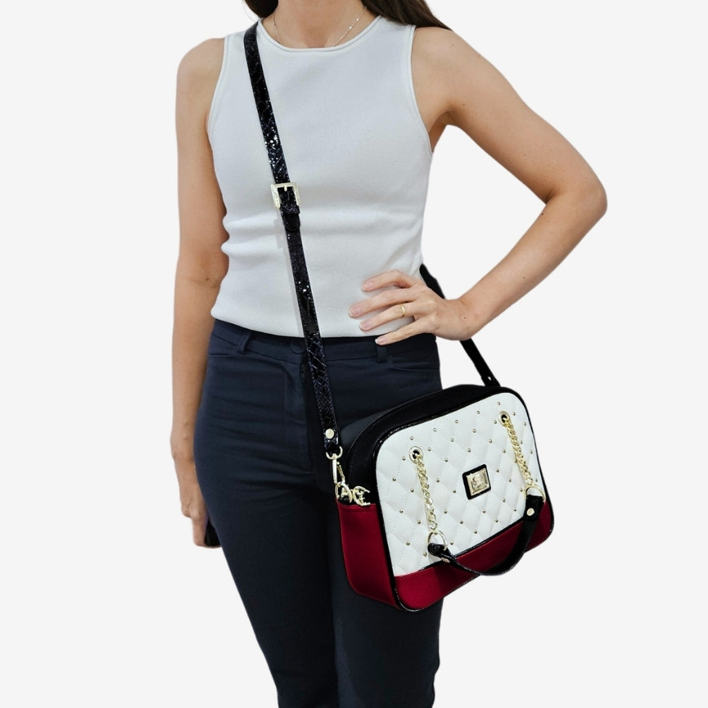 Craft Handbag SKU 16010512.22 #color_navy / red