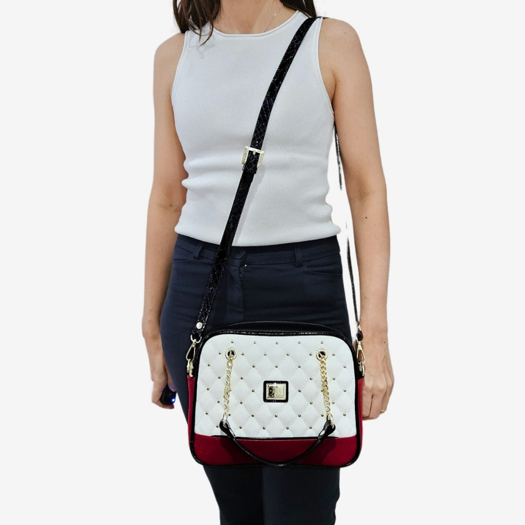 Craft Handbag SKU 16010512.22 #color_navy / red