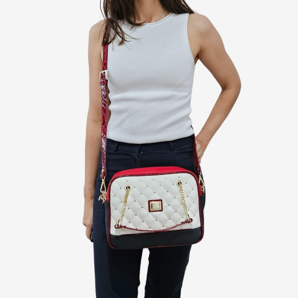Craft Handbag SKU 16010512.23 #color_navy / white / red