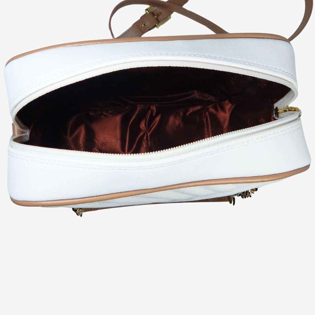 Craft Handbag SKU 16010512 #color_black / white, navy / white / red, brown, tan / white / beige, navy / red