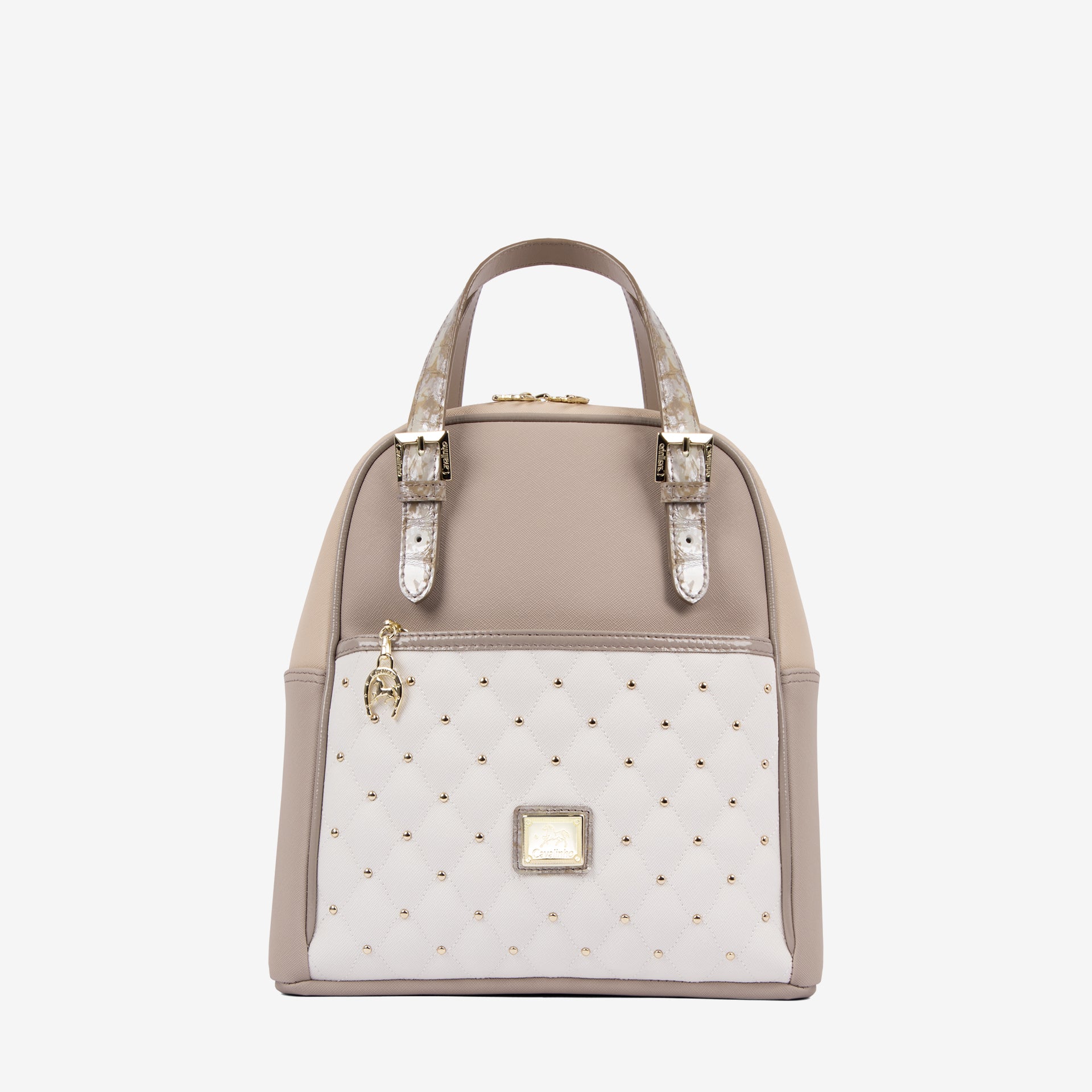 Cavalinho Craft Backpack Bag SKU 16010548.12 #color_tan / white / beige
