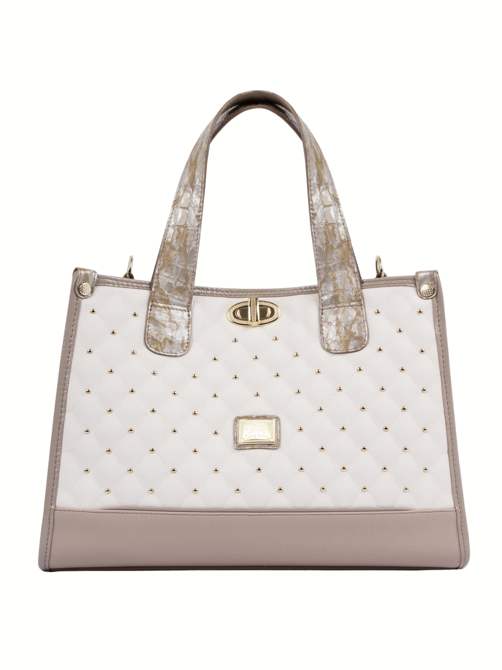 Craft Handbag SKU 16010551.12 #color_tan / white / beige