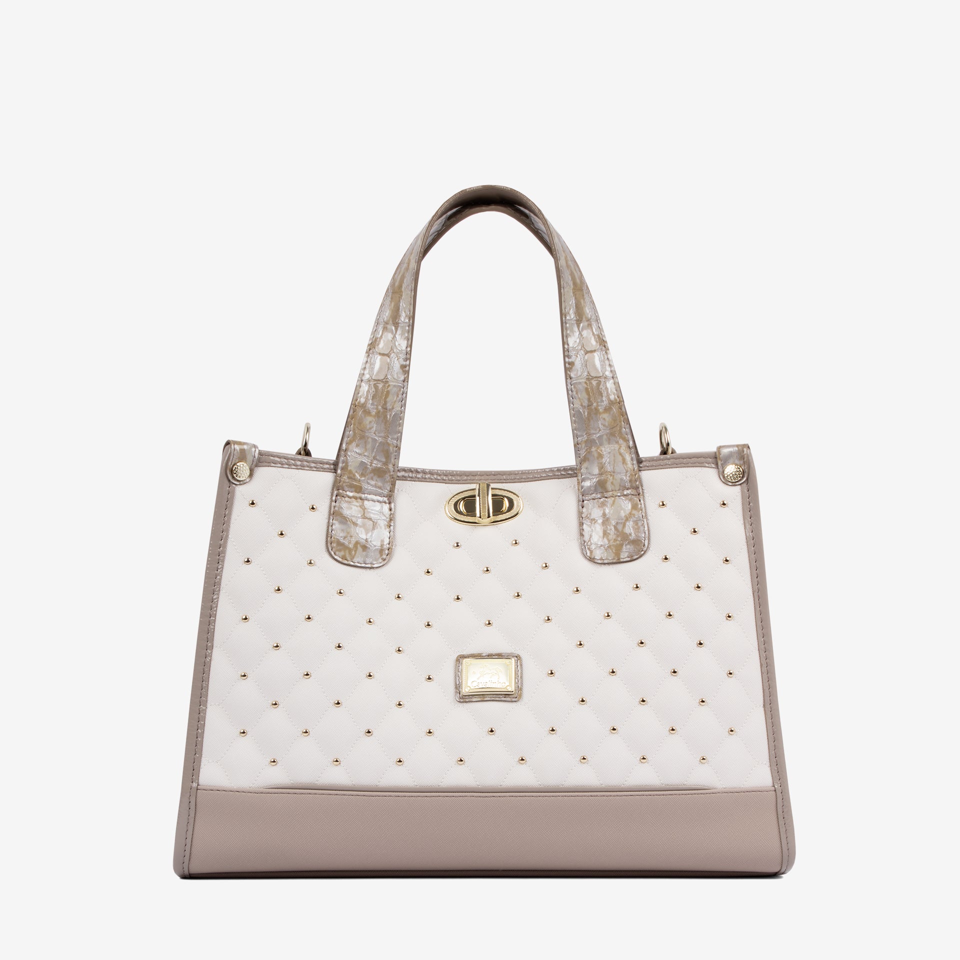 Craft Handbag SKU 16010551.12 #color_tan / white / beige