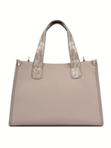 Craft Handbag SKU 16010551.12 #color_tan / white / beige