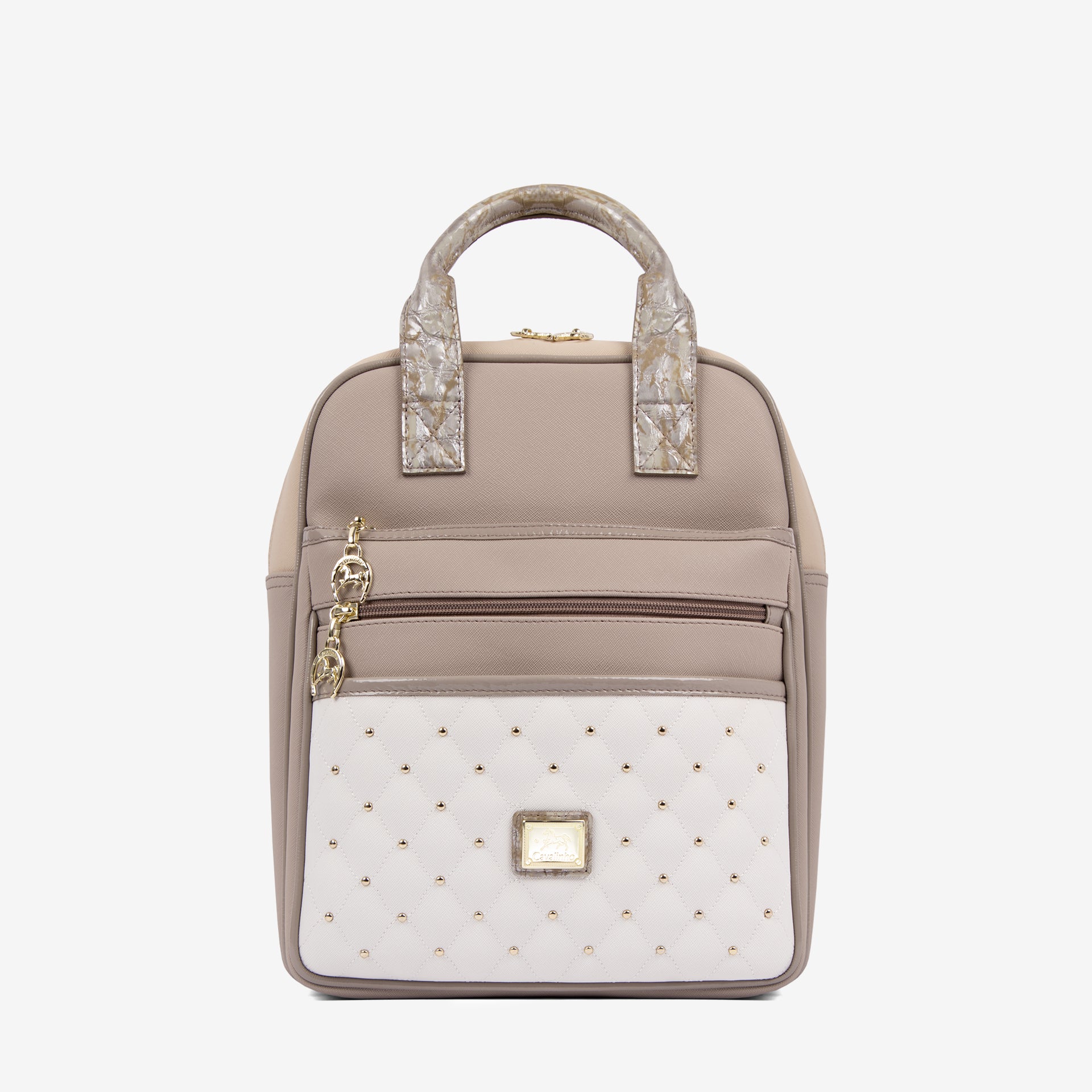 Cavalinho Craft Backpack SKU 16010552.12 #color_tan / white / beige