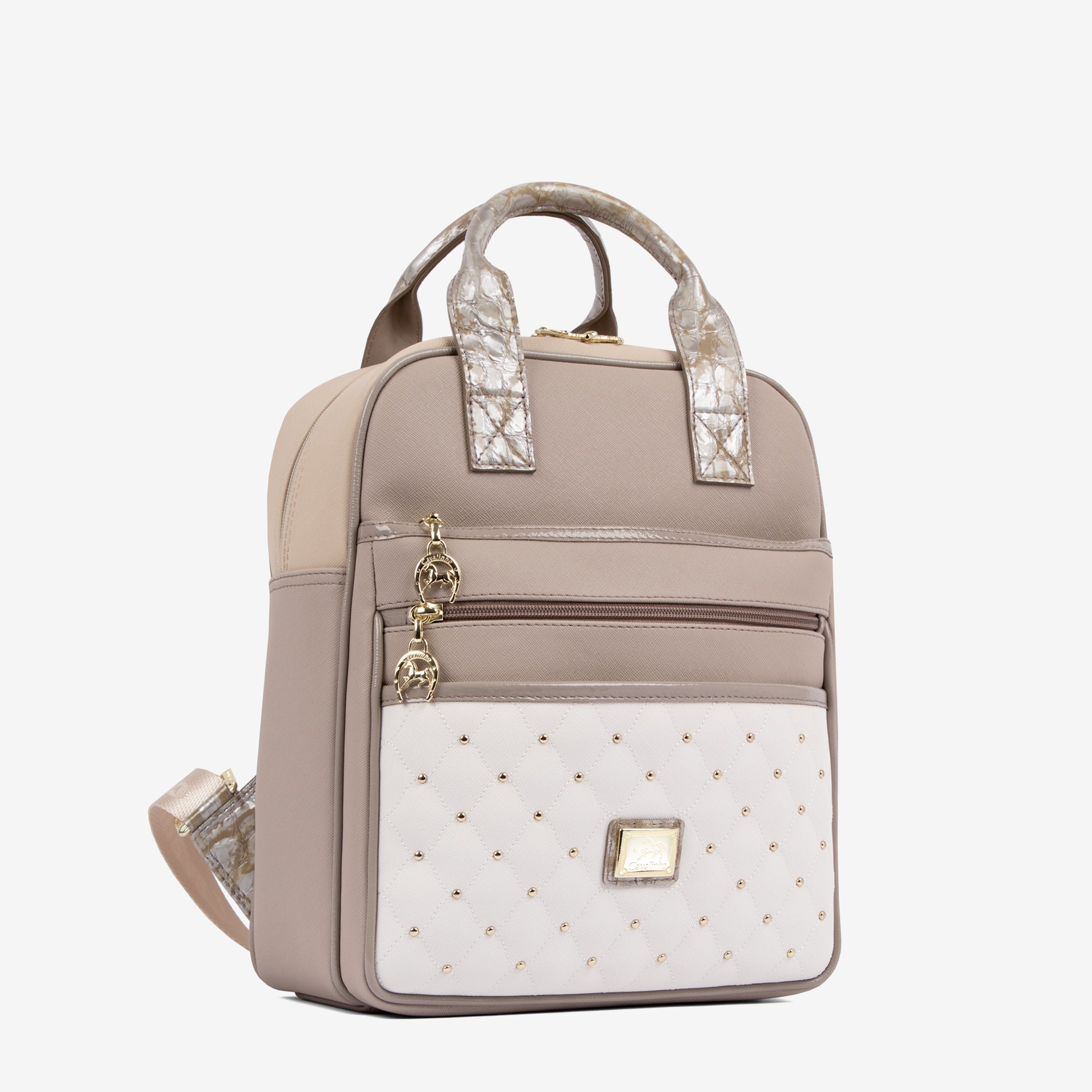 Cavalinho Craft Backpack SKU 16010552.12 #color_tan / white / beige