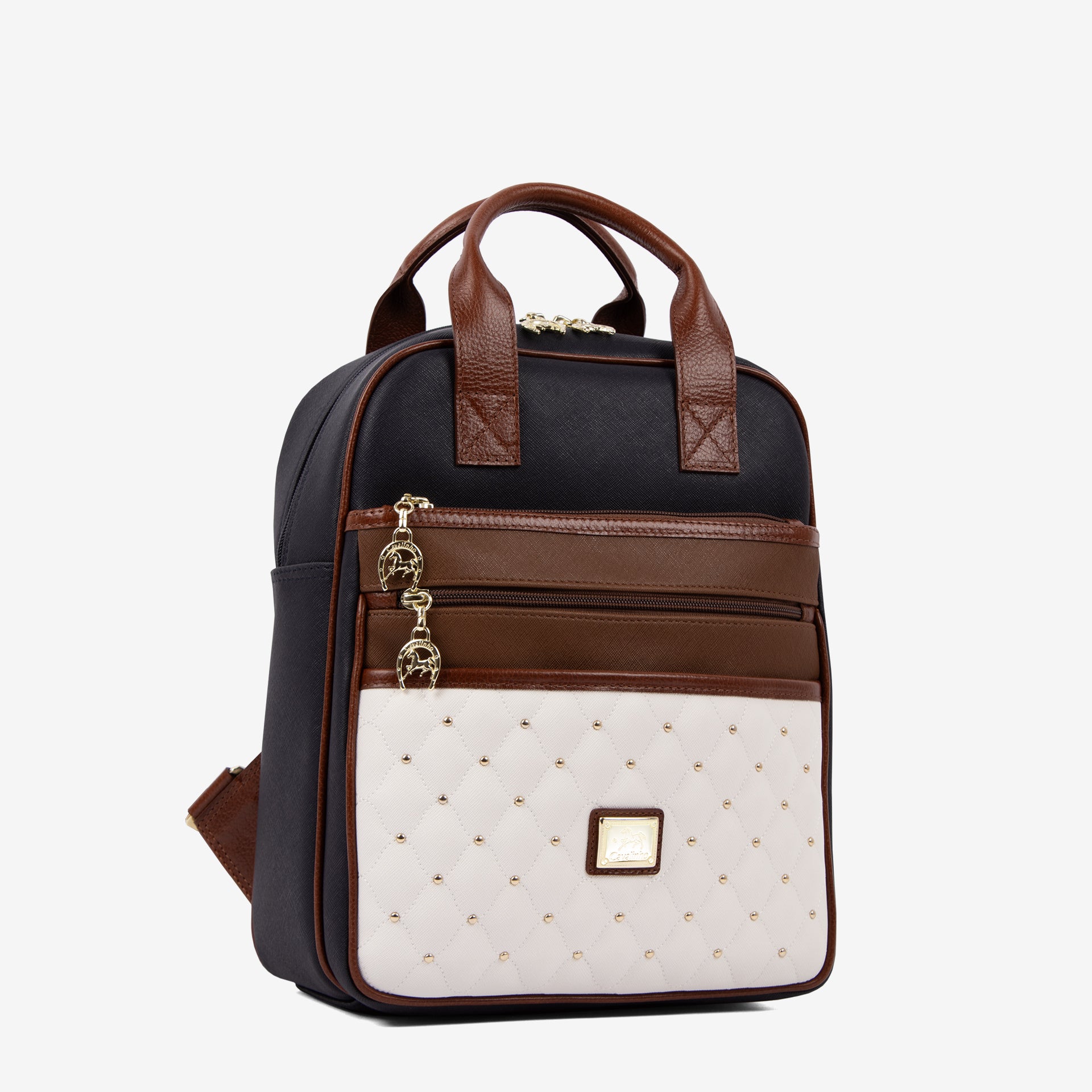 Cavalinho Craft Backpack SKU 16010552.34 #color_navy / white / brown