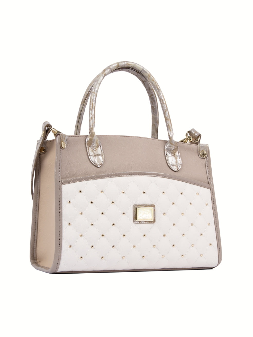 Cavalinho Craft Handbag SKU 16010567.12 #color_tan / white / beige