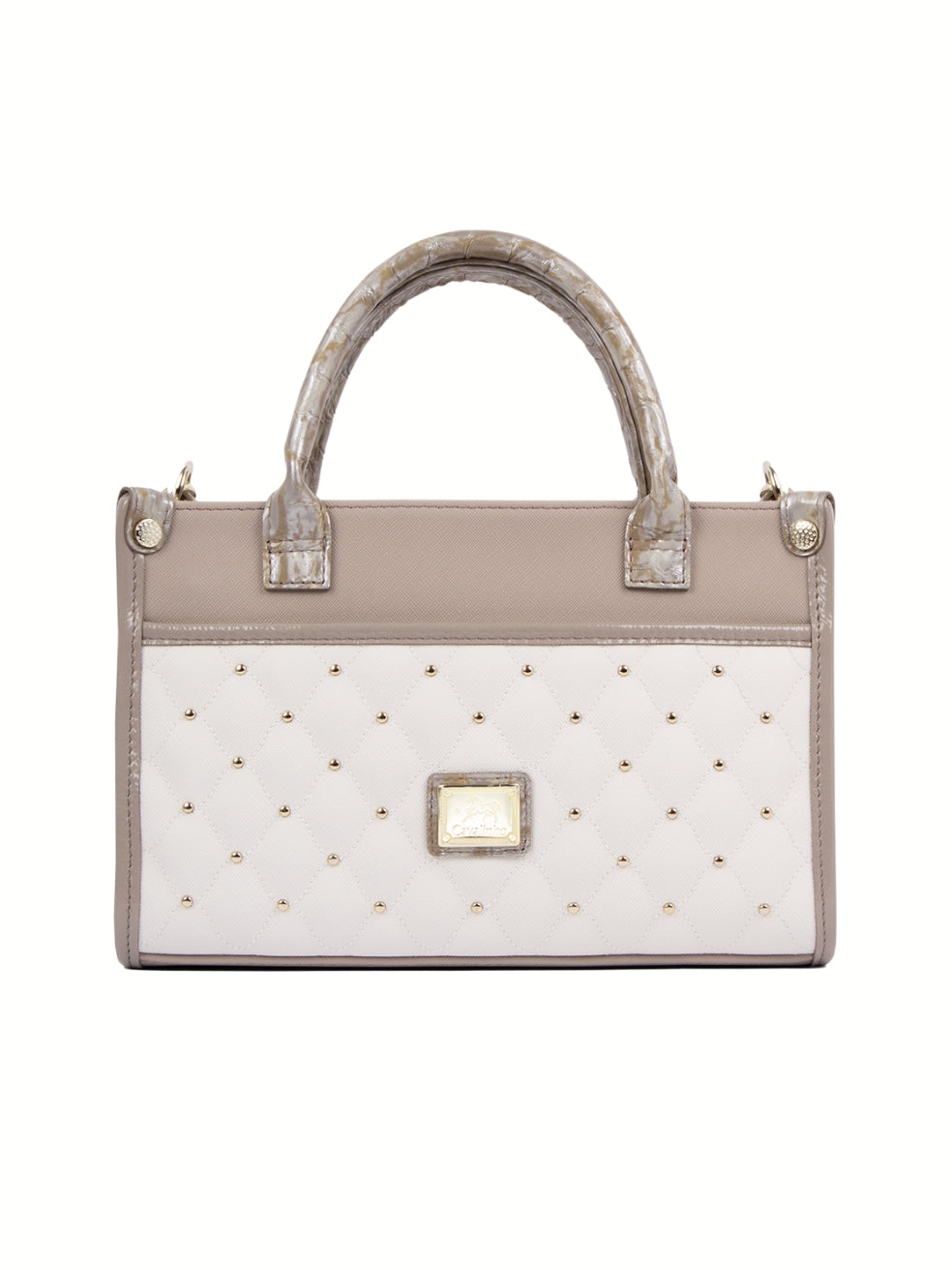 Cavalinho Craft Handbag SKU 16010568.12 #color_tan / white / beige