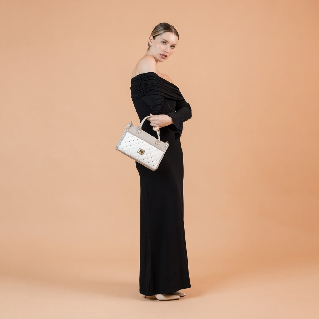 Cavalinho Craft Handbag SKU 16010568.12 #color_tan / white / beige