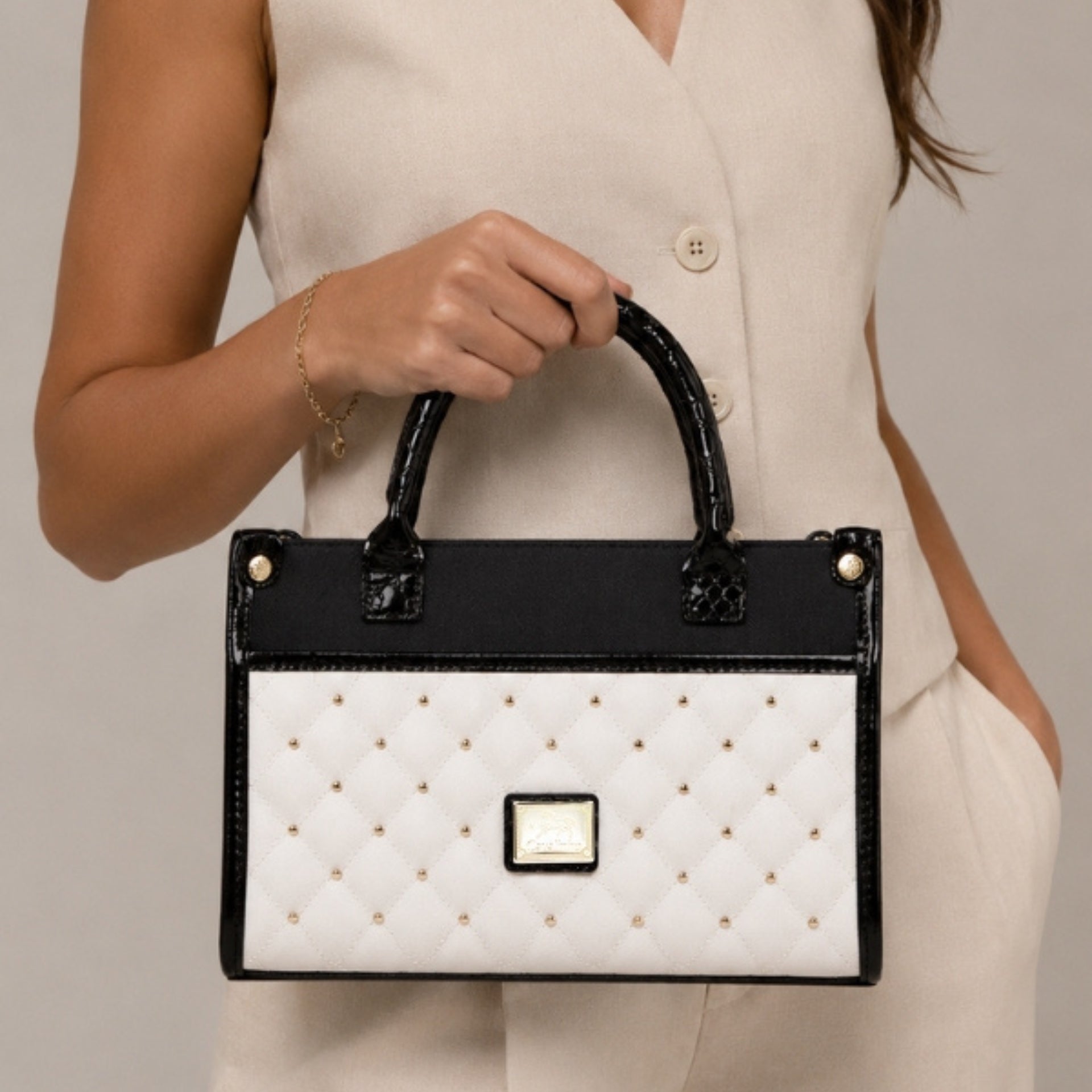 Cavalinho Craft Handbag SKU 16010568.33 #color_black / white