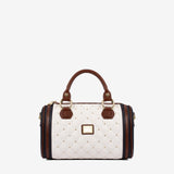 Cavalinho Craft Barrel Handbag for Women SKU 16010607.34 #color_navy / white / brown