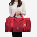 Cavalinho Club Ultra Lightweight Red Travel Duffle Bag SKU 16020004.04 #color_red, black