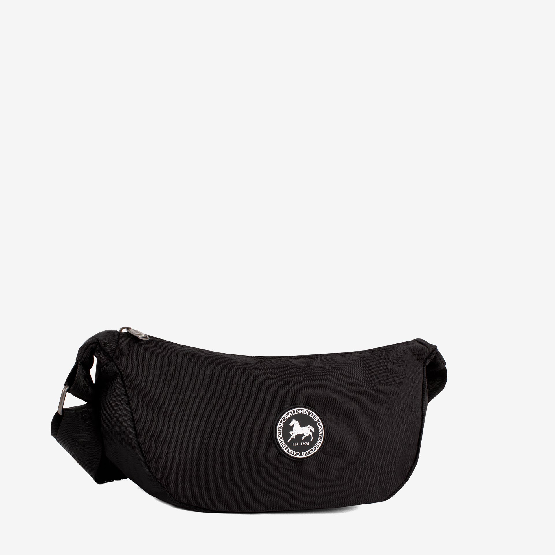 Cavalinho Club Fabric Sporty Black Shoulder Bag SKU 16020006.01 #color_black