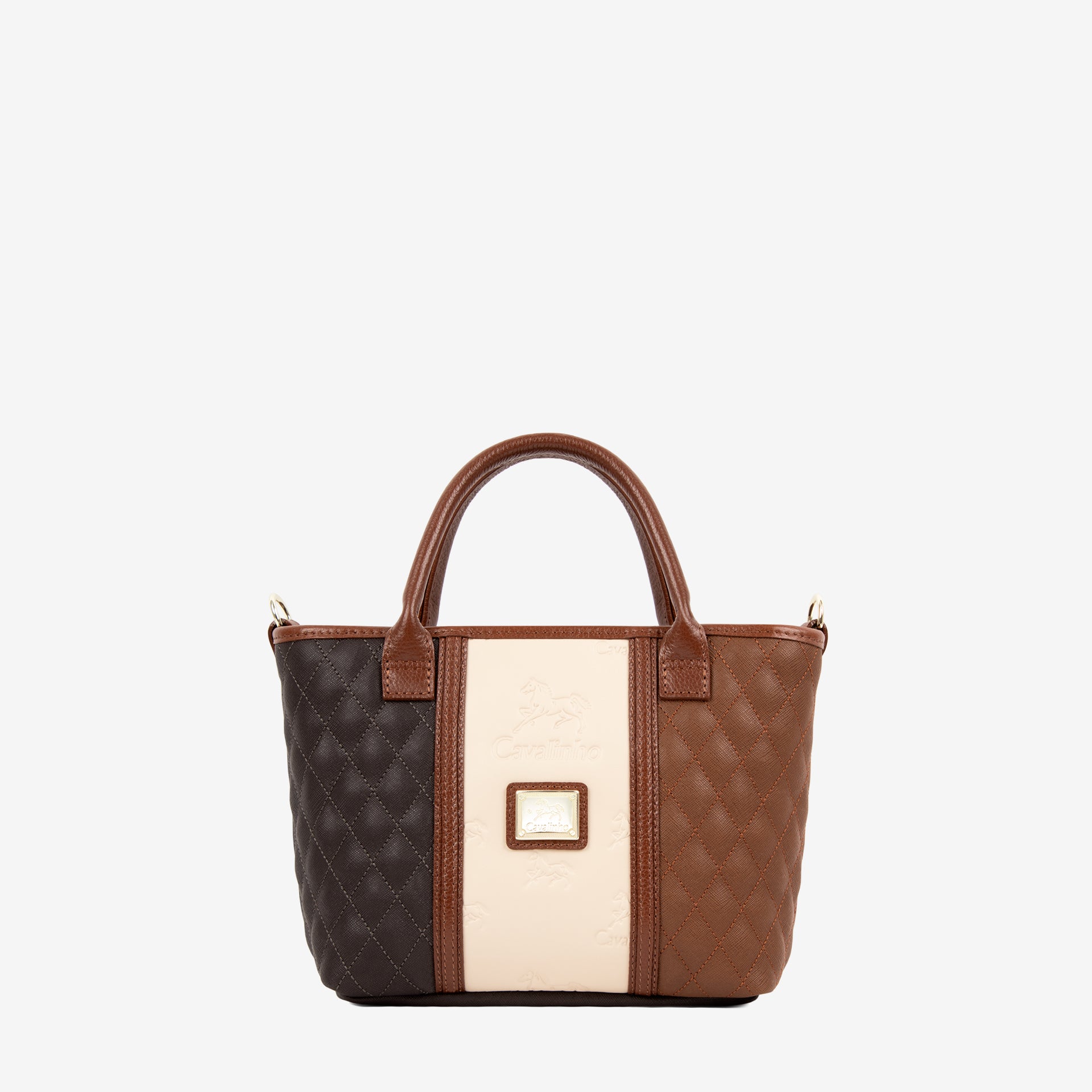 Cavalinho Sublime Designer Mini Handbag SKU 16060243.20 #color_darkbrown / saddlebrown